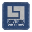 3" Leatherette Square Patch with Adhesive | https://www.bestnamebadges.com