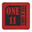 3" Leatherette Square Patch with Adhesive | https://www.bestnamebadges.com