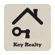 3" Leatherette Square Patch with Adhesive | https://www.bestnamebadges.com