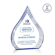 Dover VividPrint™ Award - Blue | https://www.bestnamebadges.com