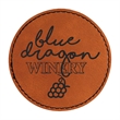 3" Leatherette Round Patch with Adhesive | https://www.bestnamebadges.com