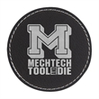3" Leatherette Round Patch with Adhesive | https://www.bestnamebadges.com