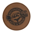 3" Leatherette Round Patch with Adhesive | https://www.bestnamebadges.com