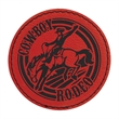 3" Leatherette Round Patch with Adhesive | https://www.bestnamebadges.com