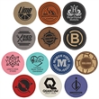 2.5" Leatherette Round Patch with Adhesive | https://www.bestnamebadges.com