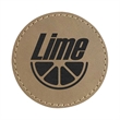 2.5" Leatherette Round Patch with Adhesive | https://www.bestnamebadges.com