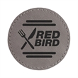 2.5" Leatherette Round Patch with Adhesive | https://www.bestnamebadges.com