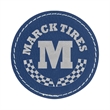 2.5" Leatherette Round Patch with Adhesive | https://www.bestnamebadges.com