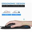 Custom Durable Ergonomic Wrist Rest Comfortable Mousepad | https://www.bestnamebadges.com