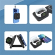 3 In 1Magnetic Foldable Travel Wireless Charger Station | https://www.bestnamebadges.com