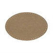3" x 2" Leatherette Oval Patch with Adhesive | https://www.bestnamebadges.com