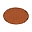 3" x 2" Leatherette Oval Patch with Adhesive | https://www.bestnamebadges.com