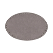 3" x 2" Leatherette Oval Patch with Adhesive | https://www.bestnamebadges.com