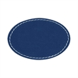 3" x 2" Leatherette Oval Patch with Adhesive | https://www.bestnamebadges.com