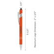 Incline Soft Touch Stylus Metal Pen | https://www.bestnamebadges.com