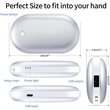 2 In 1 Reusable Portable Rechargeable Power Bank Hand Warmer | https://www.bestnamebadges.com