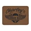 3.5"x2.5"  Leatherette Rectangular Patch with Adhesive | https://www.bestnamebadges.com