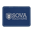 3.5"x2.5"  Leatherette Rectangular Patch with Adhesive | https://www.bestnamebadges.com