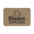 3" x 2"  Leatherette Rectangular Patch with Adhesive | https://www.bestnamebadges.com