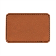 3" x 2"  Leatherette Rectangular Patch with Adhesive | https://www.bestnamebadges.com