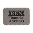 3" x 2"  Leatherette Rectangular Patch with Adhesive | https://www.bestnamebadges.com