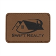 3" x 2"  Leatherette Rectangular Patch with Adhesive | https://www.bestnamebadges.com