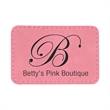 3" x 2"  Leatherette Rectangular Patch with Adhesive | https://www.bestnamebadges.com