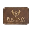 3" x 2"  Leatherette Rectangular Patch with Adhesive | https://www.bestnamebadges.com