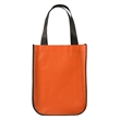 Curved Bottom Tote Bag - 4 1/2" x 9" x 12" | https://www.bestnamebadges.com