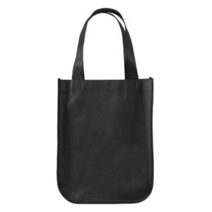 Curved Bottom Tote Bag - 4 1/2" x 9" x 12"