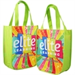 Sublimated Curved Bottom Tote - Front and Back | https://www.bestnamebadges.com