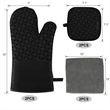 Custom Silicone Oven Baking Cooking Tool Kit With Gloves | https://www.bestnamebadges.com