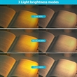 Custom USB Rechargeable Brightness Adjustable LED Read Light | https://www.bestnamebadges.com