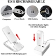 Custom USB Rechargeable Brightness Adjustable LED Read Light | https://www.bestnamebadges.com