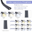 Custom 3 Color 9 Brightness Level LED Neck Reading Light | https://www.bestnamebadges.com