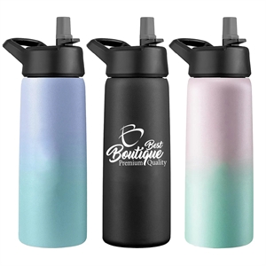 Custom Nice Reusable Stainless Steel Insulated Water Bottles | https://www.bestnamebadges.com
