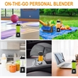 Custom Portable Durable Six Blades USB Rechargeable Blender | https://www.bestnamebadges.com