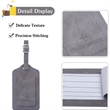 In Stock Custom Nice Practical Adjustable Strap Luggage Tags | https://www.bestnamebadges.com