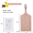 In Stock Custom Nice Practical Adjustable Strap Luggage Tags | https://www.bestnamebadges.com