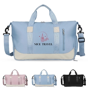 Custom Gym Duffel Bag With Wet Dry Separation