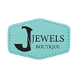 3" x 2"  Leatherette Hexagonal Patch with Adhesive | https://www.bestnamebadges.com