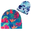 Knitted Cuff Sublimation Beanie | https://www.bestnamebadges.com