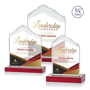 Everest VividPrint™ Award - Red | https://www.bestnamebadges.com