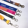 Flat Polyester Lanyard Custom Logo | https://www.bestnamebadges.com