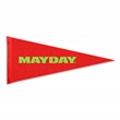 Wool Felt Pennant without Wood Pole - Heat Transfer | https://www.bestnamebadges.com