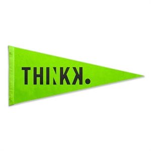 12" x 30" Acrylic Felt Pennant without Pole - Silk Screen