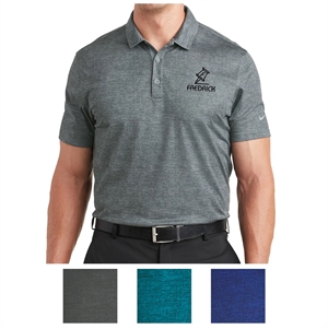Nike Dri-FIT Crosshatch Polo | https://www.bestnamebadges.com