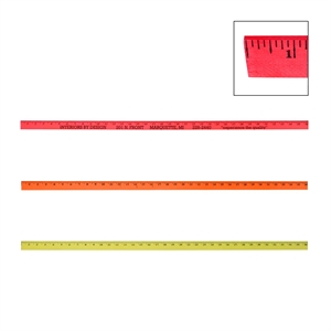 Fluorescent Colorful Enameled Yardstick | https://www.bestnamebadges.com