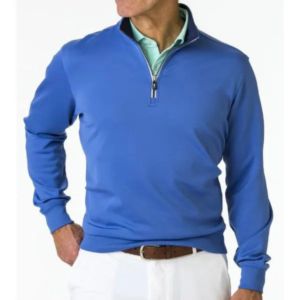 Fairway & Greene Men's "Caves" Tech Quarter-Zip Pullover