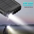 42800mAh Solar Power Bank Fast Charger Built-in Flashlight | https://www.bestnamebadges.com
